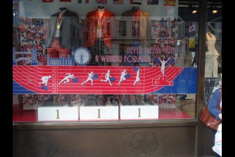 Ted Baker, Olympic window display